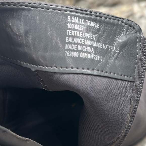 Liz Claiborne Temple Gray suede like stacked heel booties Size 9 1/2 - Picture 7 of 9